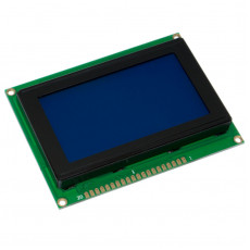 LCD12864A KS0108 BLUE ЖКИ дисплей 128х64 точки синий фон, белое изображение